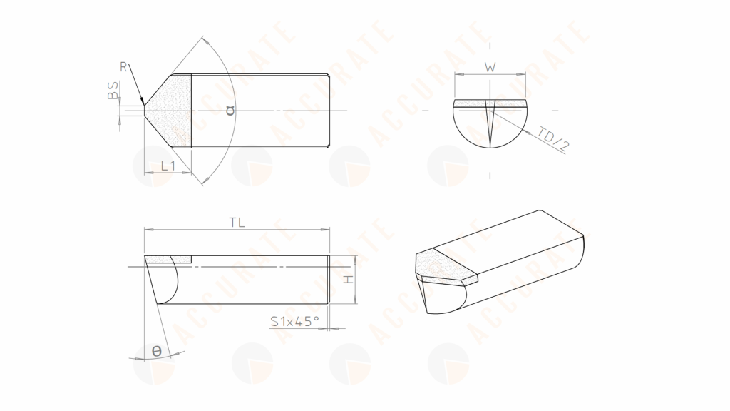 brazed pcd notching tools for carbide rolls ring tool-accurate.com